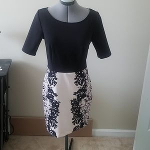 Black and white dress